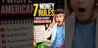 7 Cash Guidelines I Want Each American Knew 💰🇺🇸 |Greenback thoughts #usa #usashorts #shortsfeed #finance