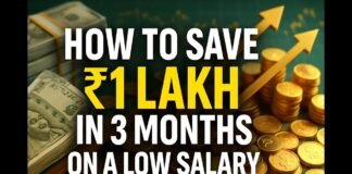 The best way to Save ₹1 Lakh in 3 Months on a Low Wage | Good Cash Suggestions #savemoney #savingmoney #finance